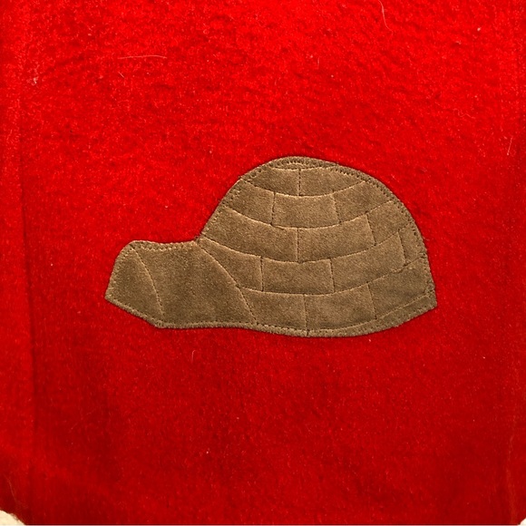 Vintage red wool coat - Picture 4 of 10